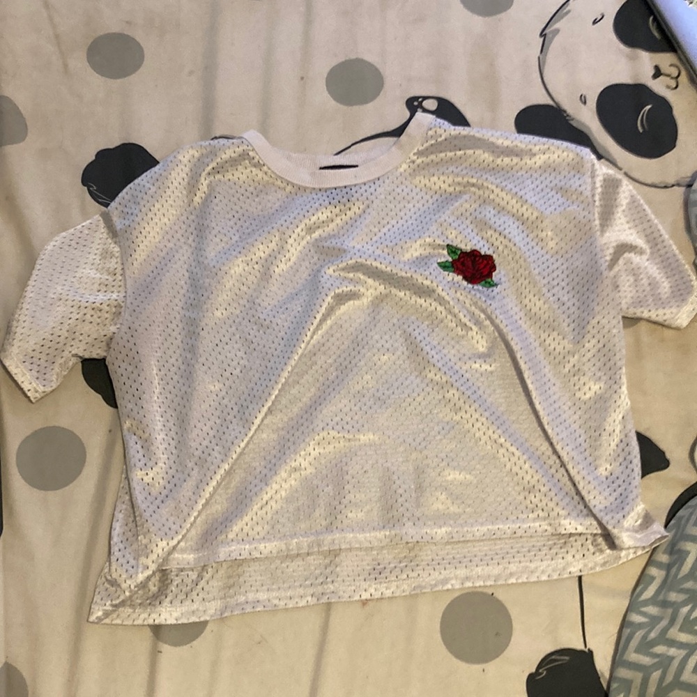 Mesh crop top